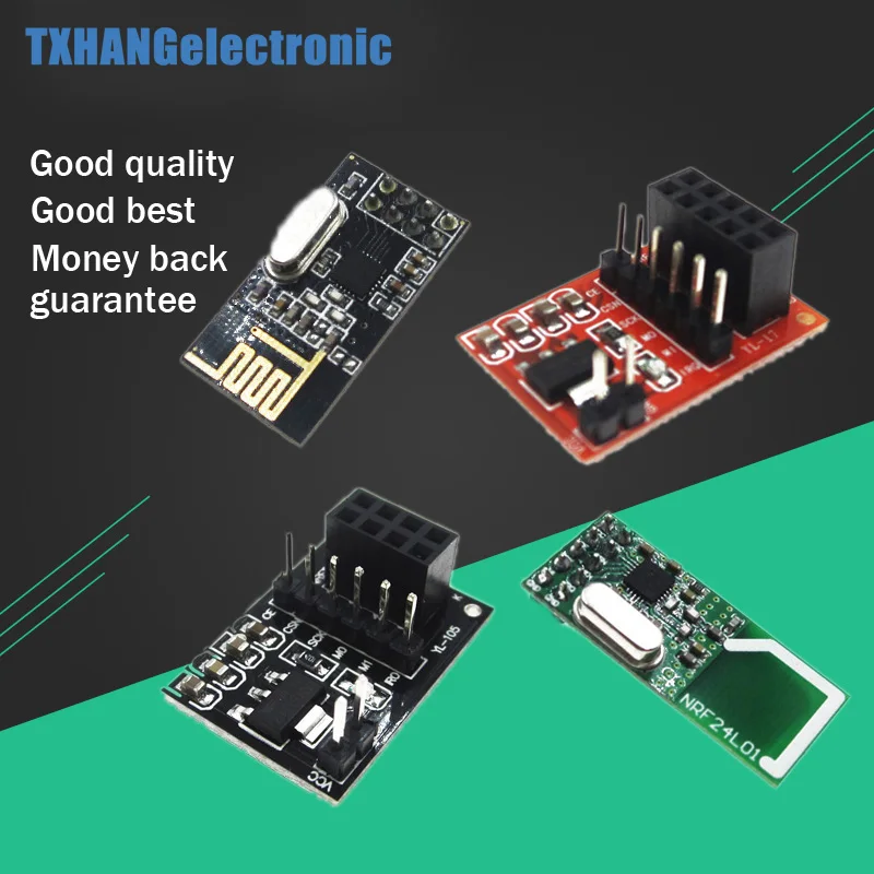 Для Arduino NRF24L01 + 2 4 GHz Беспроводной RF адаптер приемопередатчика Модуль