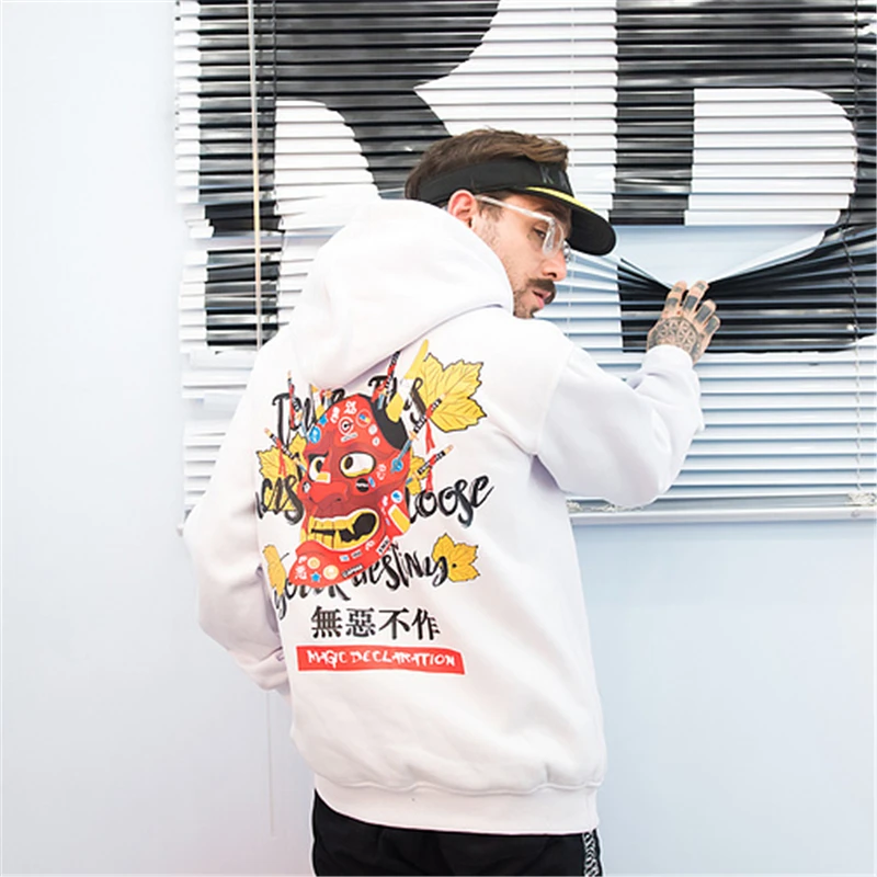 

Autumn 2018 New Men Hip Hop Hooded Hoodie