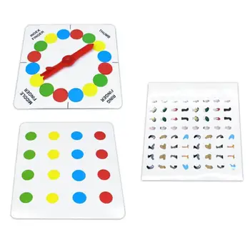 

Funny Finger Dance on Fingers Parent-Child Toys Board Game Props Learning Education Color Shape for the party fun prop