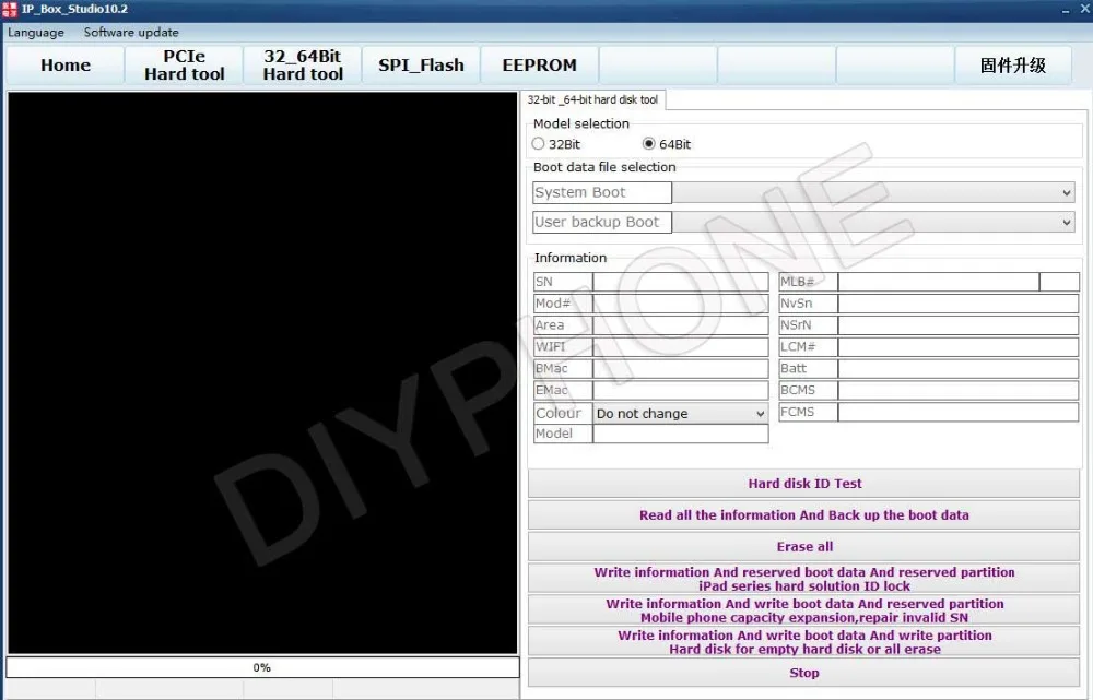 PHONEFIX IP Box 2th новейший IP BOX V2 высокоскоростной NAND Программист SN инструмент для чтения и записи для iPhone 4S 5 5S 6 6P 6S 6SP 7 7P все iPad