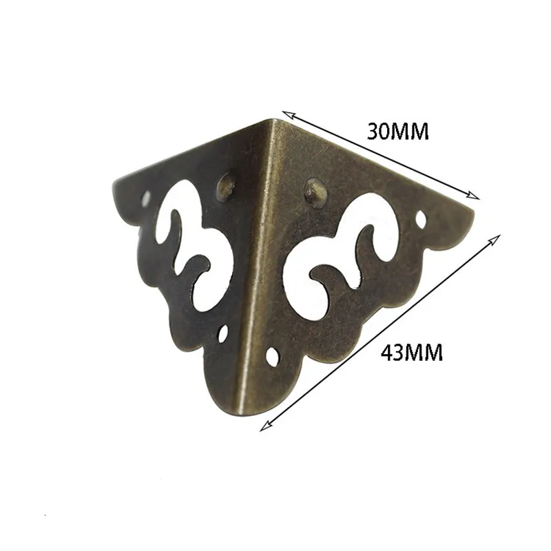 Iron Wooden Box Corners Decor,Cloud Corner Guard Desk Protector