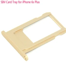 Original Replacement Part for iPhone 6S Plus SIM Card Tray Slot Holder, Sliver / Grey / Gold / Rose Gold, 5pcs/lot