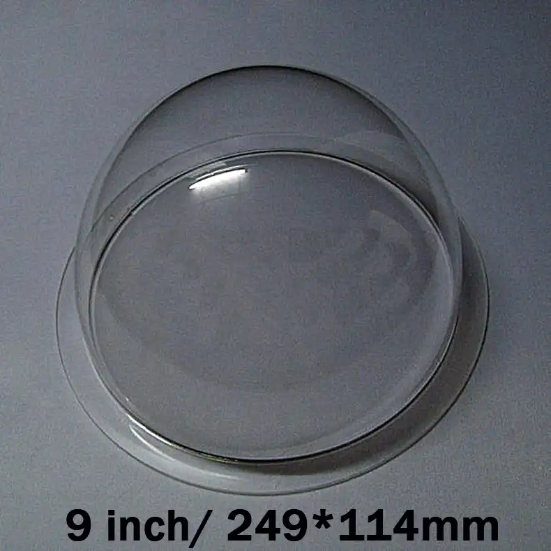 Acrylic CCTV Clear Camera Dome Cover Plastic Housing Security Camera