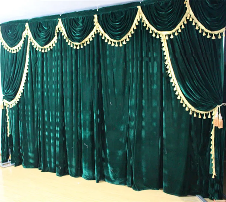 com borla swags alta qualidade 3*6m festa