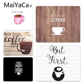 

MaiYaCa Beautiful Anime OK,but first coffee wallpaper Comfort Mouse Mat Large Thicken Comfy Gaming Rubber Mouse Pad For lol cs