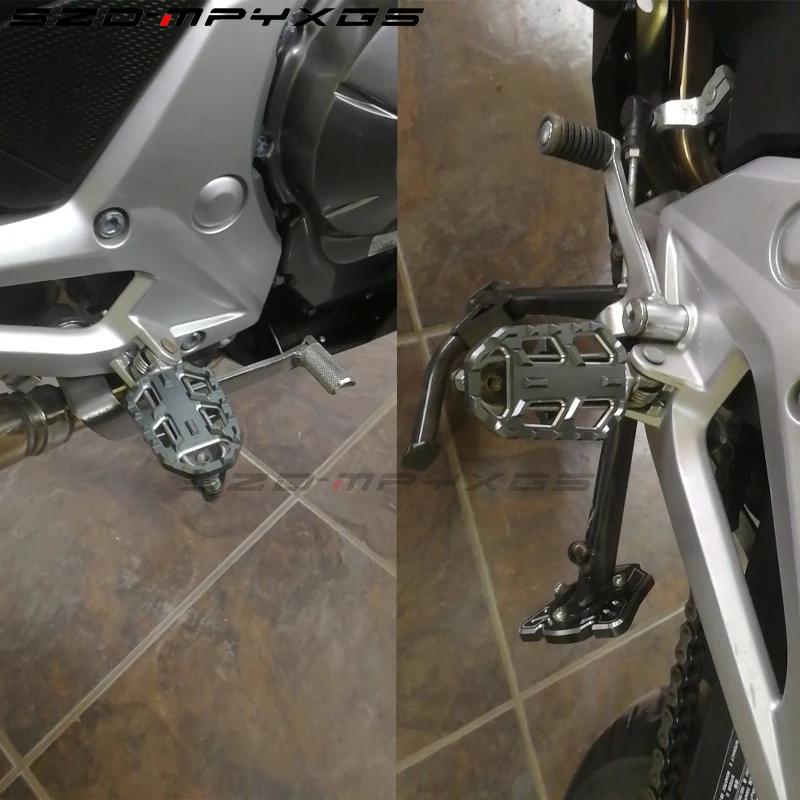 Мотоцикл с ЧПУ Черный ног колышки для HONDA NC 700/750 NC700X NX700S NC750X NC750S 2012 2013 2014 2015 2016 2017