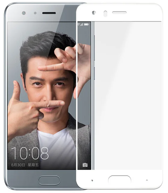 Honor 9 lite чехол Защитное стекло на honor 9 светильник для huawei honor 9 lite honer Защитная закаленная стеклянная пленка полное покрытие hono9 life - Цвет: White