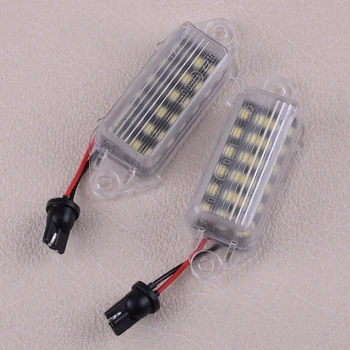 

New 2pcs White 18LED Number License Plate Light Lamp Fit For Mitsubishi Lancer 2003-2009 2010 2011 2012 2013 2014 2015 2016 2017