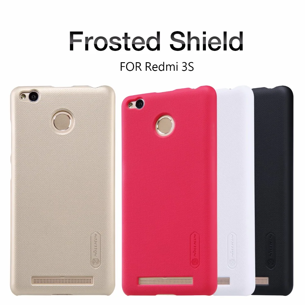 xiaomi redmi 3S /3 pro case NILLKIN Super Frosted Shield back cover for redmi 3S with free screen protector and Retail package