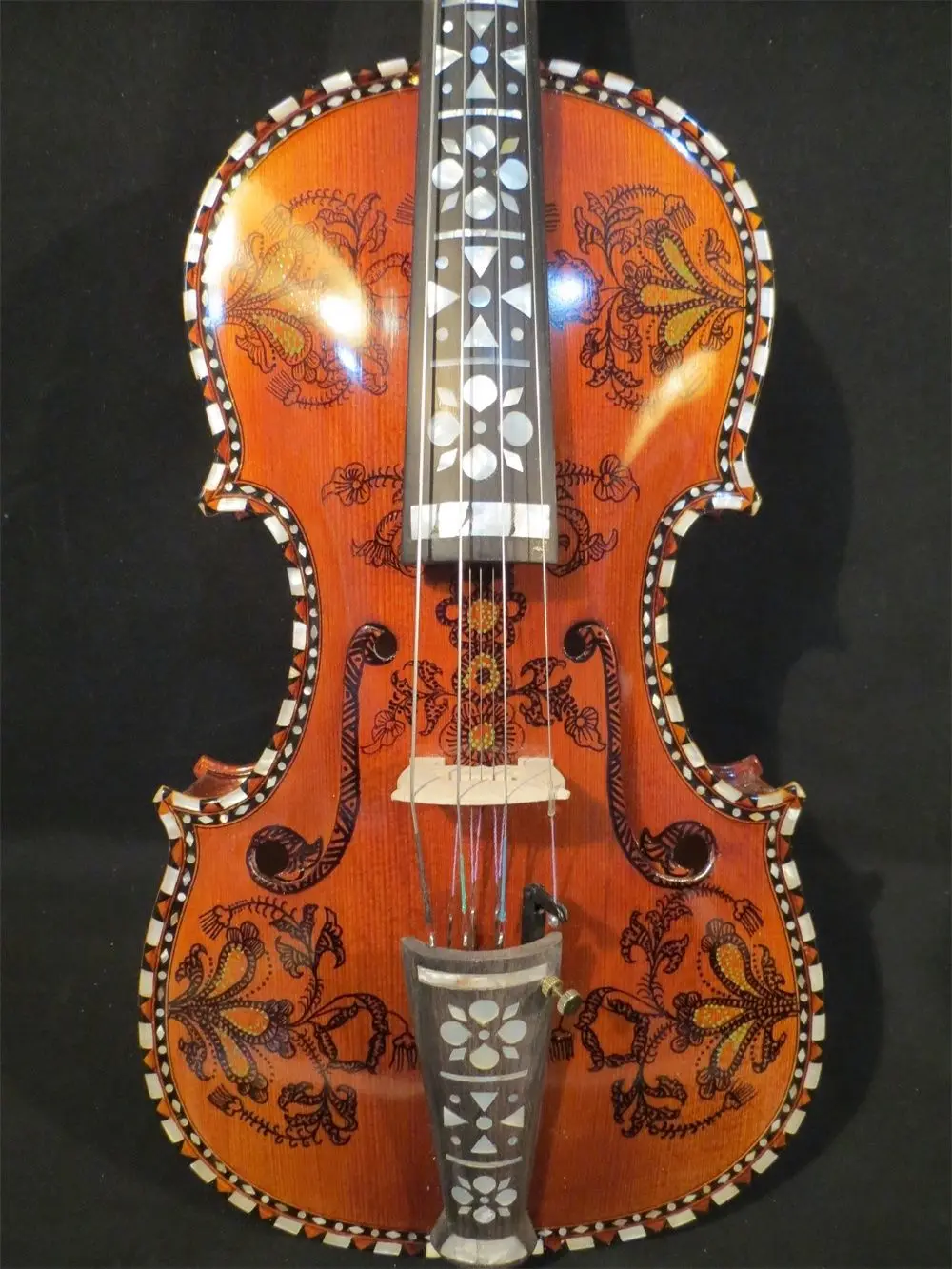

Deluxe fancy Norwegian fiddle 15" viola (4*5) of concert #10261