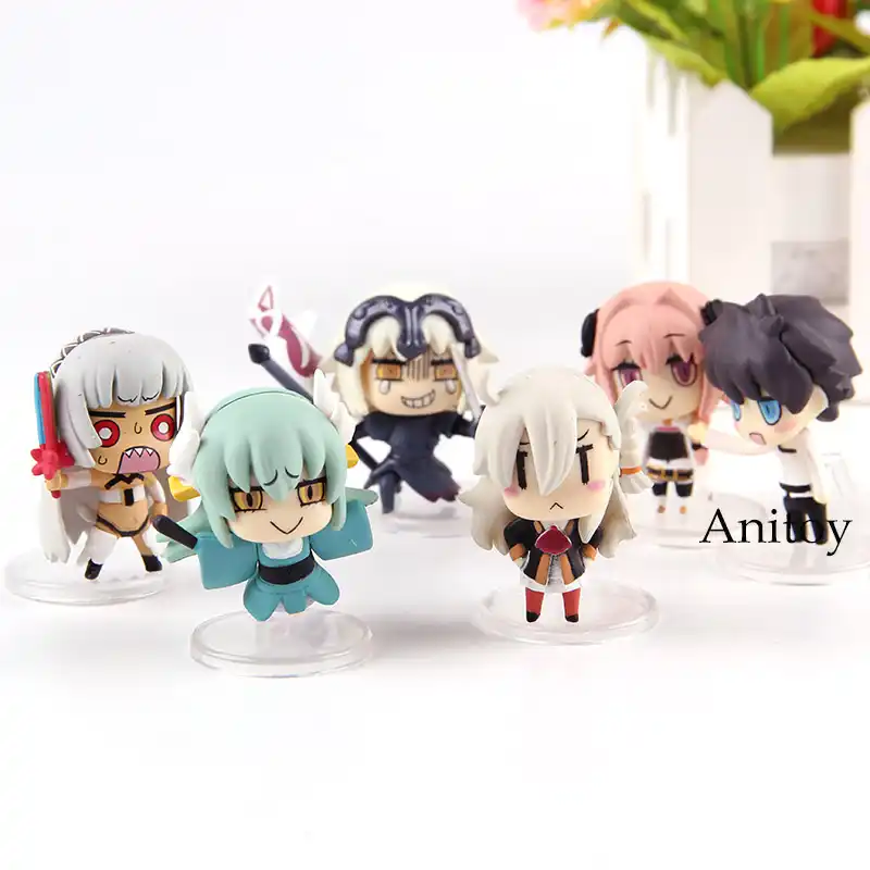 Learning With Manga Fate Grand Order Fate Astolfo Jeanne D Arc Kiyohime Artila Fujimaru Ritsuka Action Figures Toys 6pcs Set Aliexpress