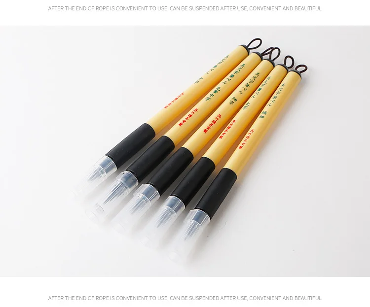 ZIG Kuretake ручка-кисть для каллиграфии жесткий и наконечник Япония