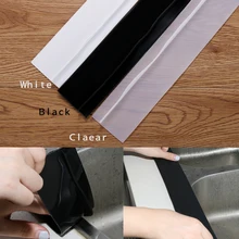 1 шт. кухня гибкое уплотнение термостойкий Коврик силиконовый разлив уплотнение наполнитель плита счетчик печь Защитная крышка зазора кухонная посуда