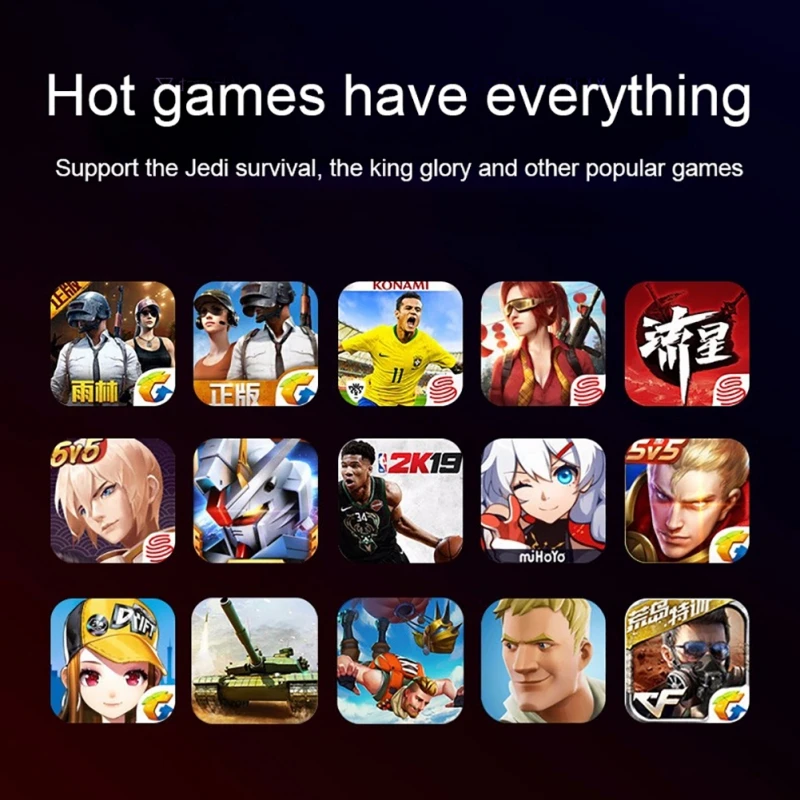 MUJA Smartphone gamepad with touch backplane Bluetooth phone connection Future Science for iPhone A