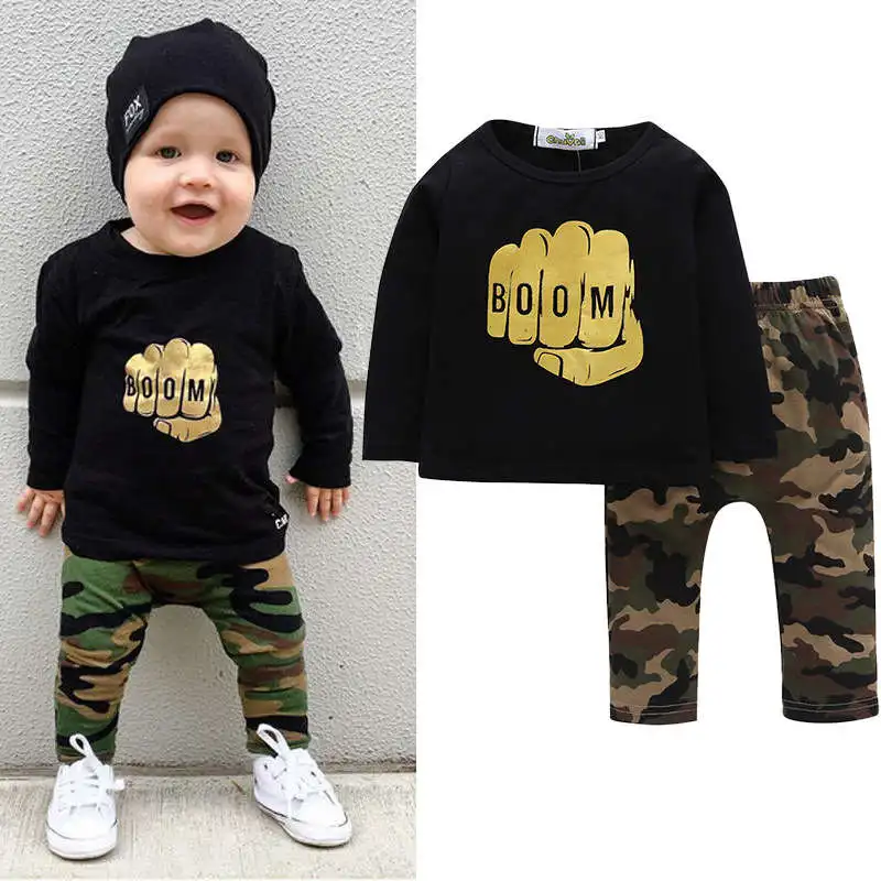 

BibiCola 2019 Boy Sets Causal Clothes for Boys Kids Clothes Long Sleeve Jacket+Pant 2Pcs Informal Children's Clothes for Boys