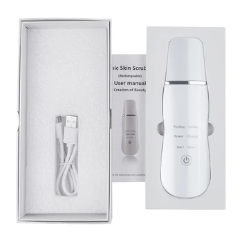 

Facial Scrubber Skin Scrubber Ultrasonic Spatula Blackhead Cutin Scar Mole Remover Pimple Extractor Face Care Protective gear