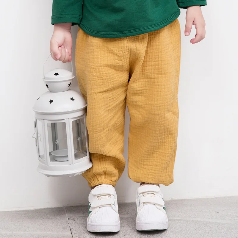 Autumn Baby Boys Girls Joggers Harem Pants Trousers Kids Children Clothes Kids Casual Pant 1-5year