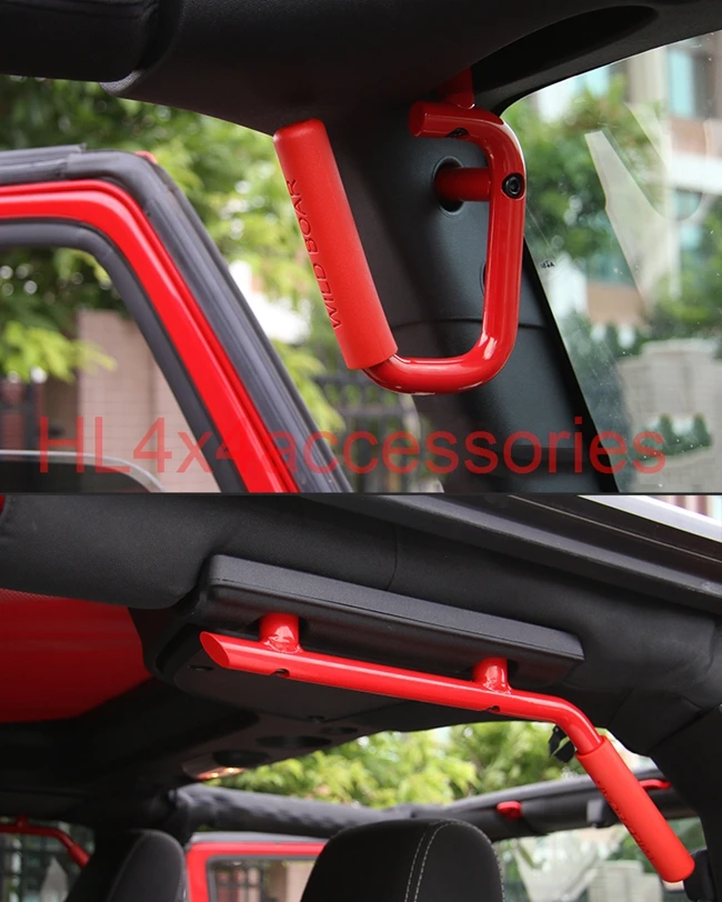Red-2 Grab Handle For Jeep5