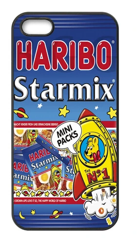 Забавный Haribo конфеты котировки крышка чехол для iphone 4 4S 5 5S 5c 6 s плюс samsung galaxy S3