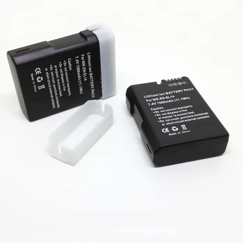 

2PCS/lot,EN-EL14 EN EL14 Camera Battery ENEL14 &Case For Nikon P7000 P7100 P7700 D3100 D3200 D5100 D5300 battery EN-EL4a