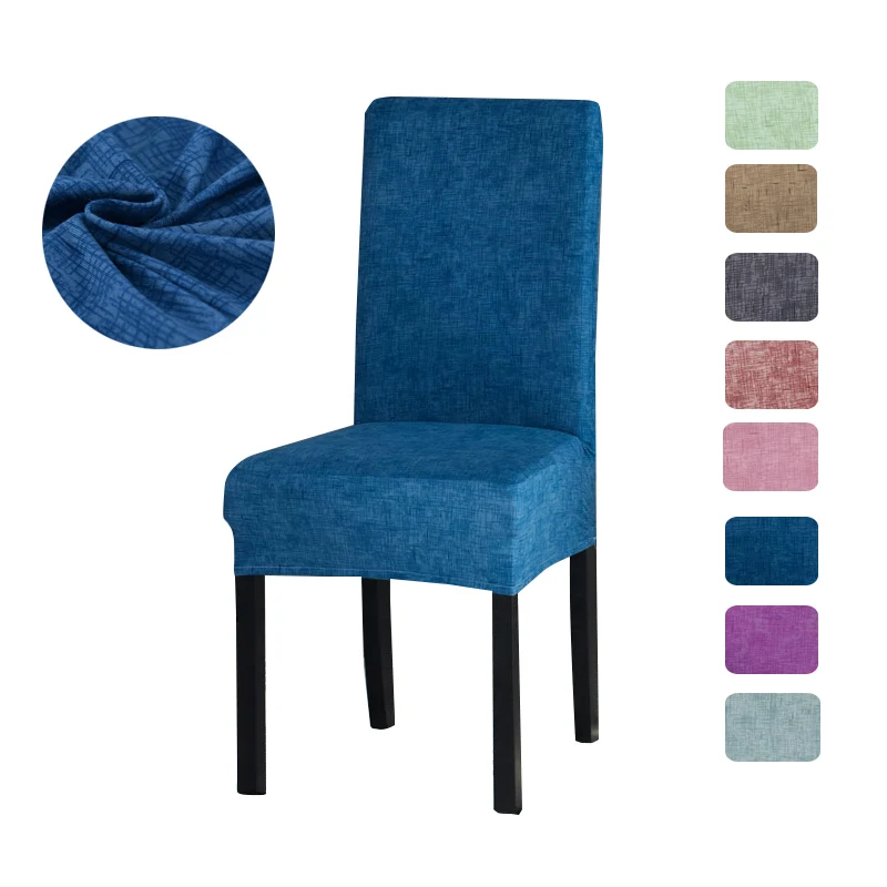 

Spandex Chair Cover Stretch Seat Cover Chair Dining Slipcover Chair Furniture Covers housse de chaise Kitchen Chair Covers 1pc
