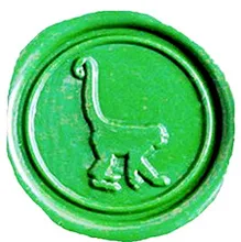 Custom Vintage Long Tail Monkey Picture Logo Wedding Invitation Wax Seal Sealing Stamp Sticks Spoon Gift Box Set Kit