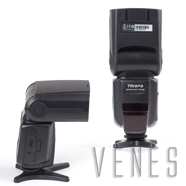 Triopo TR-988 1/8000 HSS GN58 E-TTL i-TTL  Speedlite    Canon 760D 750D 5D Mark III Nikon D600 D3200 D800/D800E