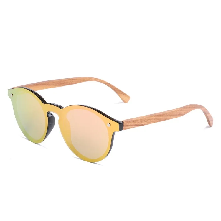 Модные бамбуковые поляризационные солнцезащитные очки для женщин, фирменный дизайн, UV400, зеркальные линзы, деревянные солнцезащитные очки для мужчин, Oculos de sol masculino