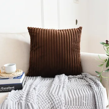 

Nordic Solid Throw Pillow Corduroy Pillow case Cushion Cover Car Home Decorative sofa 45x45cm pillow covers capa de almofada