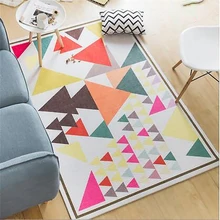 Горячая вельветовые мягкие красочные большие ковры для гостиной спальни ковры для чистки ковров, для дома напольный коврик дверной коврик