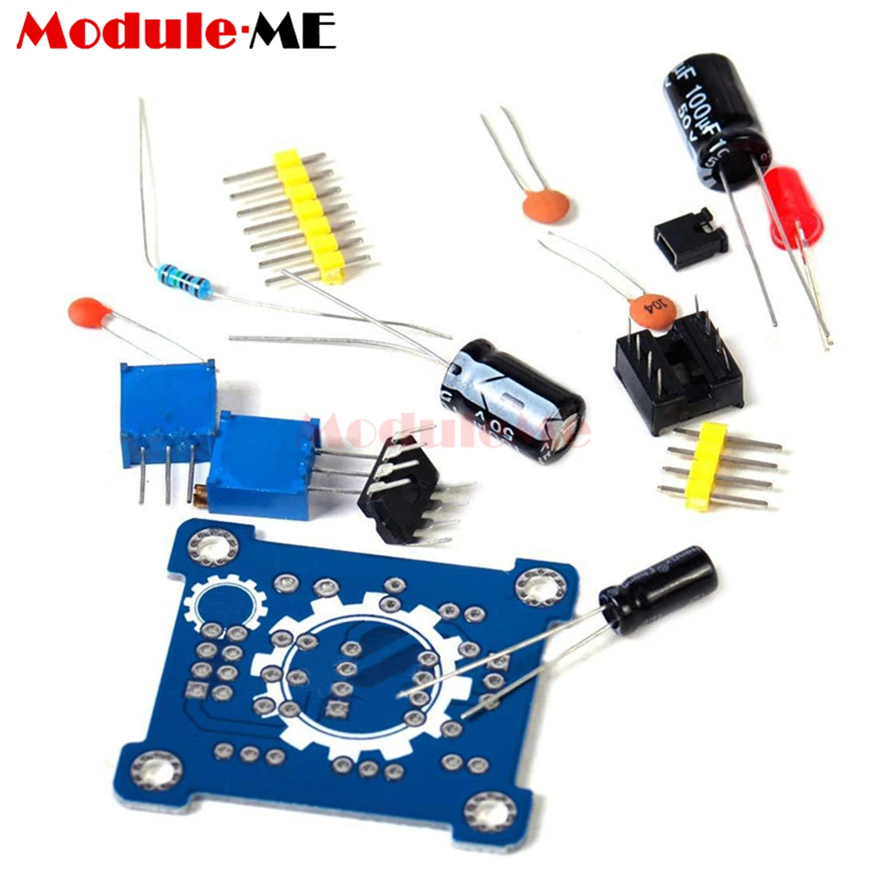 

Adjustable NE555 Pulse Frequency Adjustable Module Duty Cycle Module Square Wave Signal Generator DIY Kit BOARD