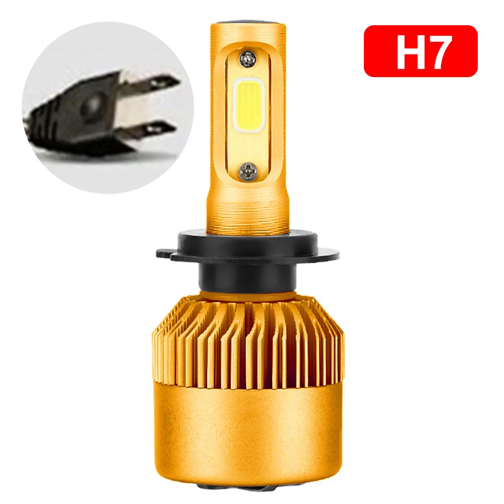 

H7 8000LM Front Lamp LED Fog Light LED Headlight High Power Universal Replacement Lighting Assembly Car Accessories