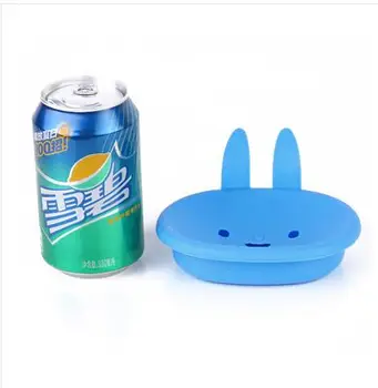 

Creative Soap Dish Soap Box Cartoon Rabbit Small Soap Box Round Bathroom Plastic Cute Soap Tray Home Decor
