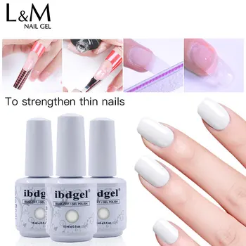 

3PCS Extension UV Builder 15ml Gel Pink Transparent Camouflage Nude Jelly Gel New arrival