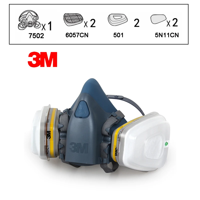 3m Half Face Respirator Size Chart