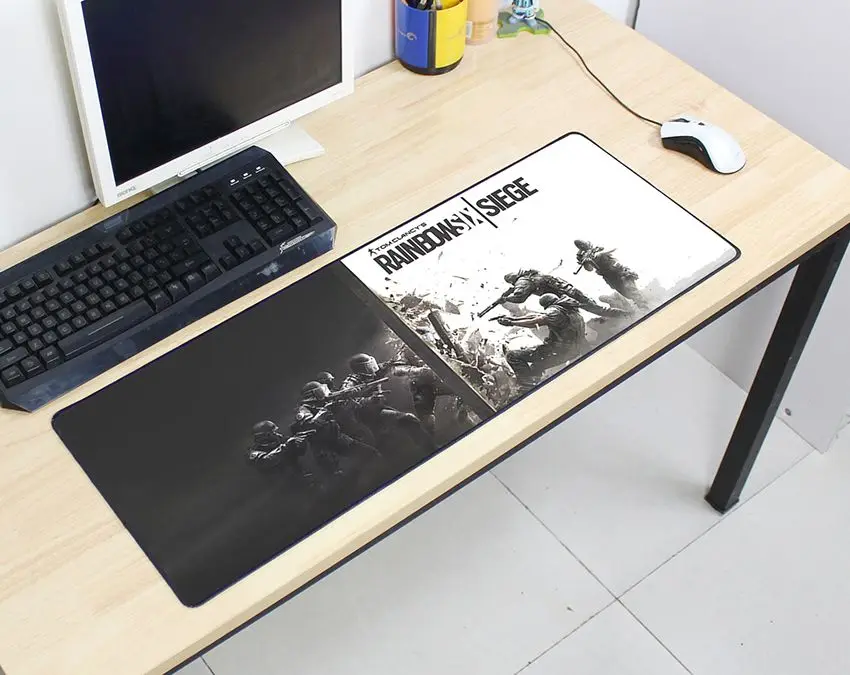  Rainbow Six Siege mousepad 800x300x2mm pad to mouse computer mouse pad best seller gaming padmouse 
