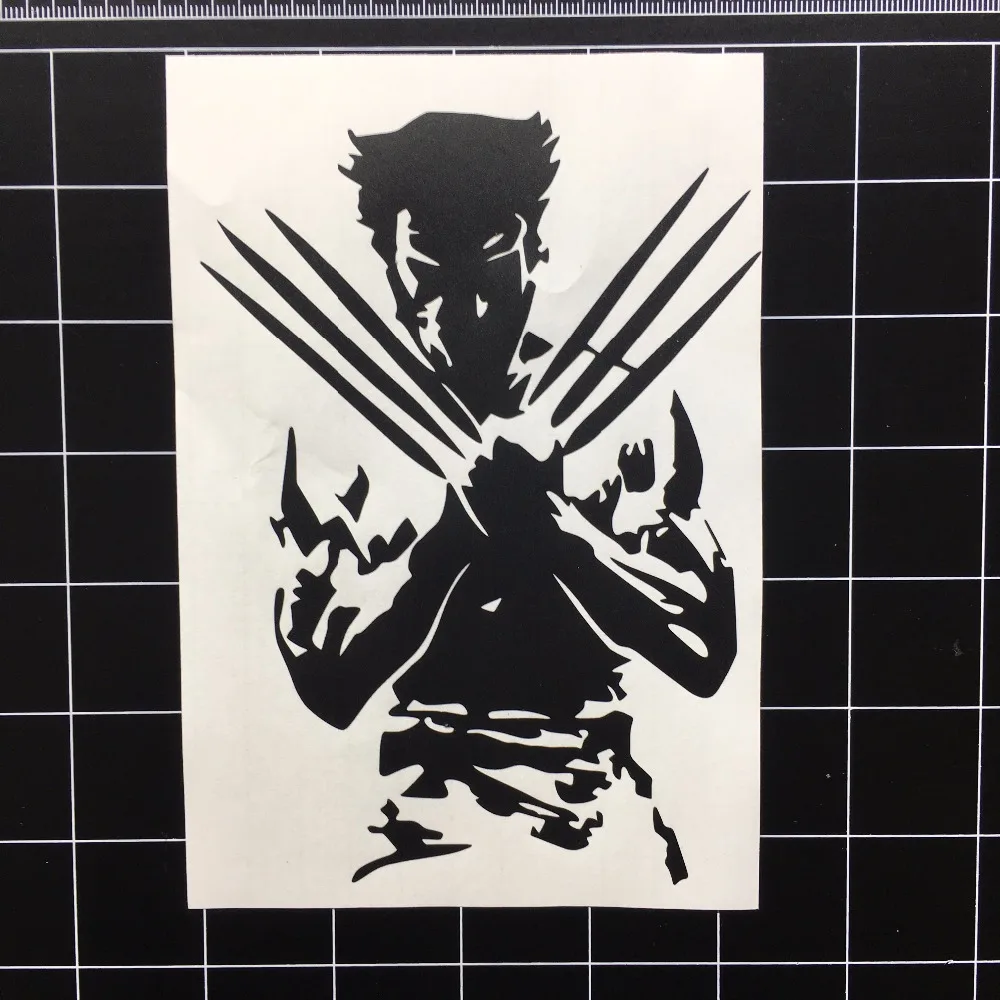 

2018 Real Adesivo De Parede Super Heroes Wolverine Car Computer Vinyl Applique Sticker Art Child Nursery Kids Wall Stickers L62