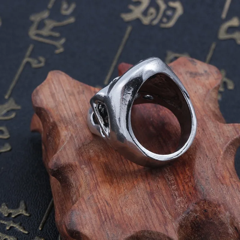 Кольцо мужское из титановой стали в стиле ретро|Кольца| |