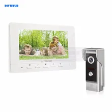 DIYSECUR 7inch Video Intercom Video Door Phone 700TV Line IR Night Vision Outdoor Camera for Home / Office Security System