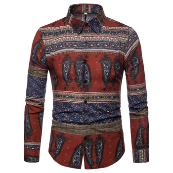 

new Mens shirt European style Long Sleeve Slim peaked lapel Casual Men's Popular Shirt Tops