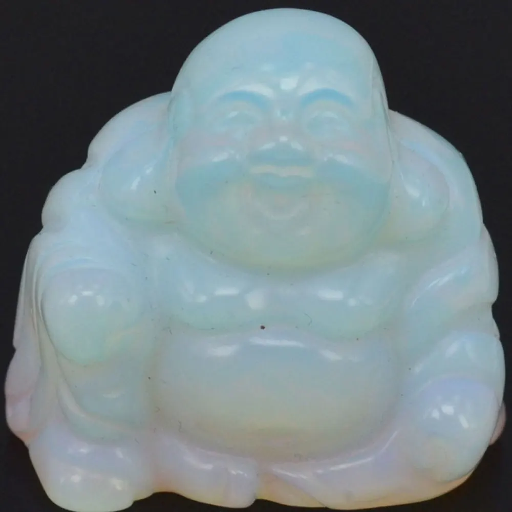 1 5 &quotOpalite Maitreya камень Будды резная Фигурка ремесла Lucky Chakra Healing рейки|reiki healing|reiki