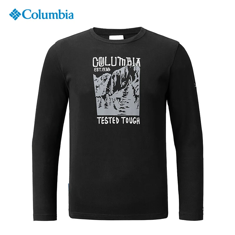 

2018 Autumn and Winter New Columbia Outdoor Men's Dry Clothes Breathable Long Sleeved Round Neck T-shirt PM3274 Wear Resistant