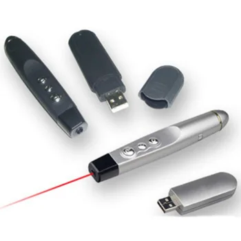 

2.4GHz Wireless laser pointer for powerpoint presentation Remote Control laser flip pen 5mW RF red light wireless pointer pen