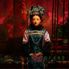 Костюм Принцессы, одежда с флагом, костюм с пуговицами, костюм династии кобальта Цин, женская одежда