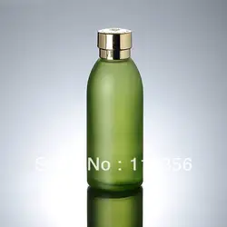 120 мл зеленый стеклянная бутылка с золотой крышкой, лосьон бутылки
