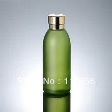120ML green glass bottle with golden lid lotion bottle