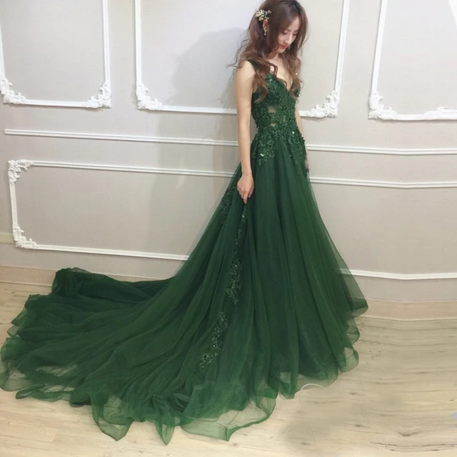 Buy Candy Color emerald green plus size wedding