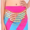 Tribal Coin Belt Belly Dance Waist Chain Metal Coins Hip Scarf Gypsy Costume Skirt Belt Gold and Silver Color ► Photo 3/6