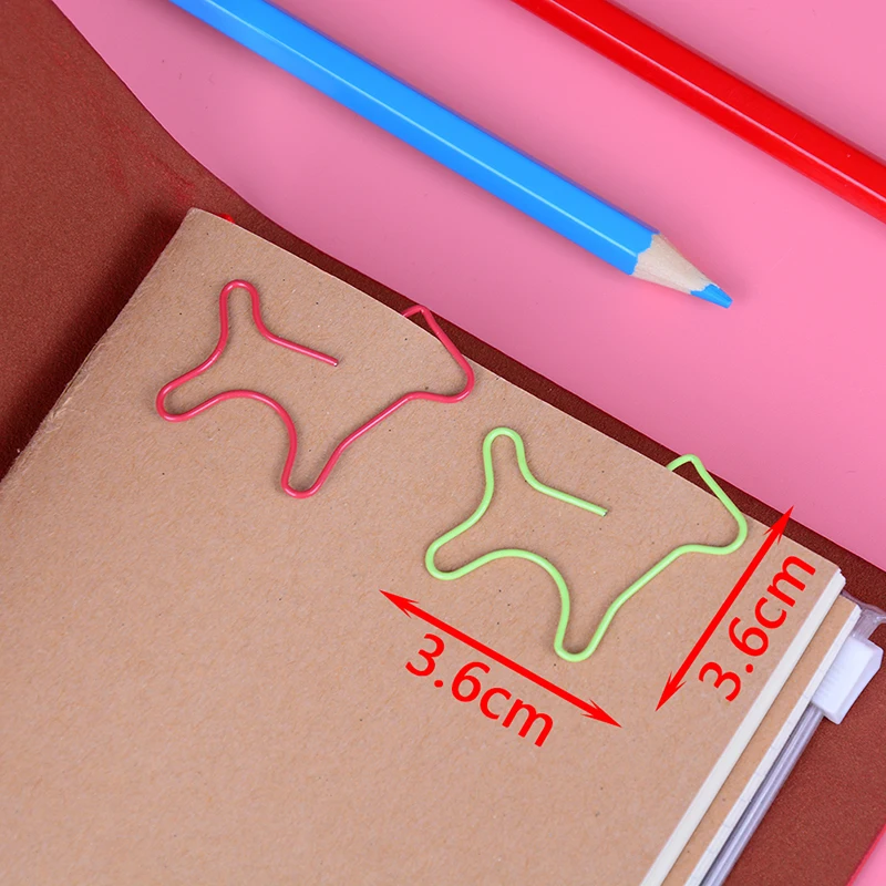 

24 Pcs/set Cute Animals Dog Series Creative Cute Kawaii Paper Clips Bookmark Memo Clip For Office School Supplies Stationery