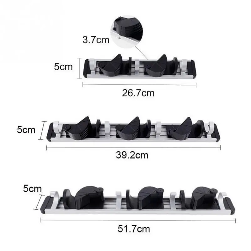 Многофункциональный кухонный настенный держатель для швабры, вешалка для дома, кухни, гаража, органайзер для метлы
